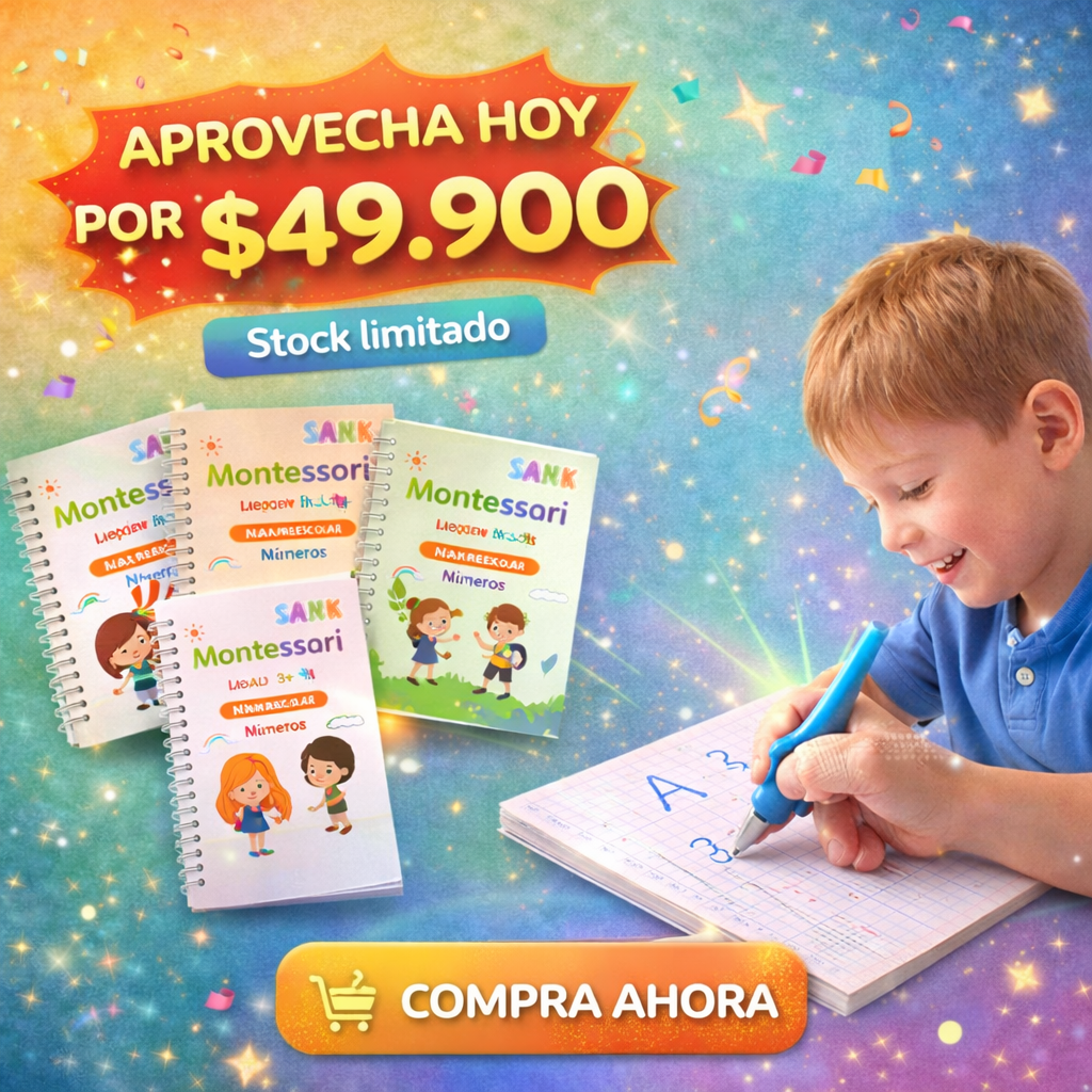 Cuadernos Mágicos Montessori Reutilizables para Niños – Aprende Escribiendo
