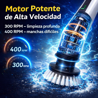 ¡Limpia TODO en minutos sin esfuerzo! con el cepillo 9 en 1