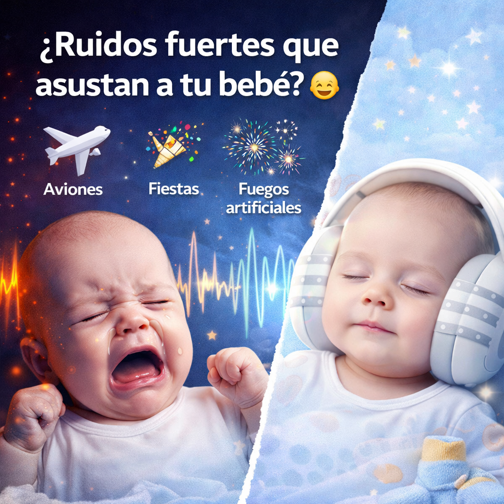 Tranquilidad para tu bebé en cualquier lugar con los audifonos cancelación de ruido