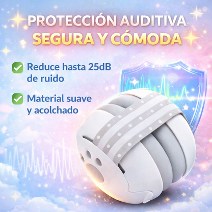 Tranquilidad para tu bebé en cualquier lugar con los audifonos cancelación de ruido