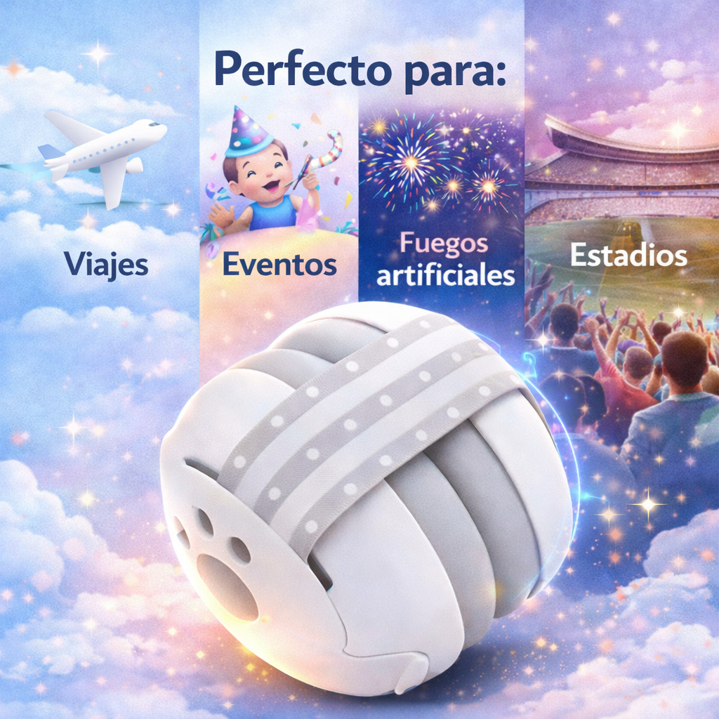 Tranquilidad para tu bebé en cualquier lugar con los audifonos cancelación de ruido