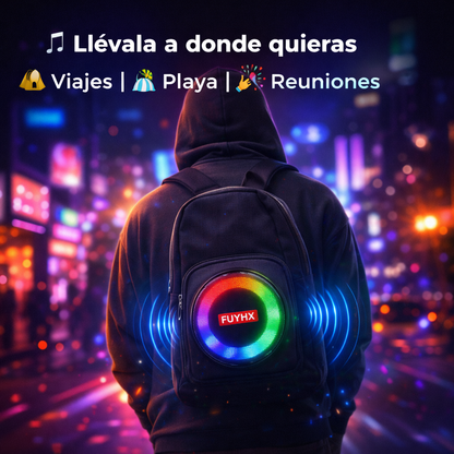 Donde tú vas… el sonido te sigue con la mochila bluetooth