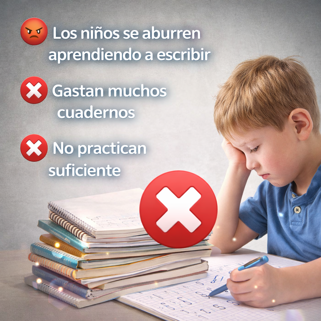 Cuadernos Mágicos Montessori Reutilizables para Niños – Aprende Escribiendo