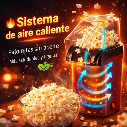 Haz Palomitas en Minutos – Crispetera Eléctrica Sin Aceite