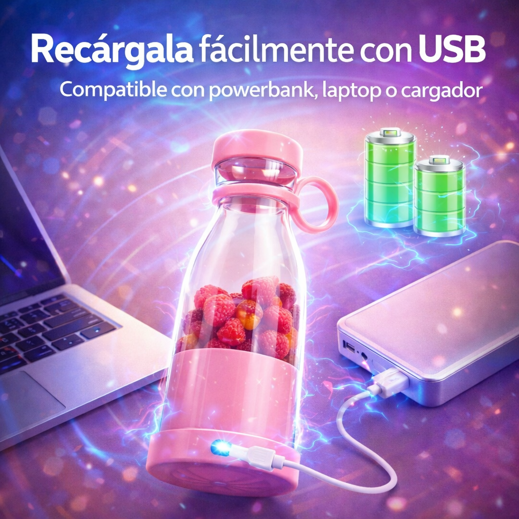 ¡Haz batidos en segundos donde quieras!