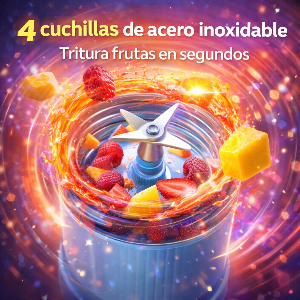 ¡Haz batidos en segundos donde quieras!