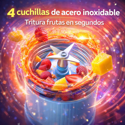 ¡Haz batidos en segundos donde quieras!