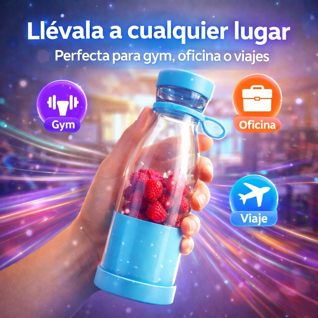 ¡Haz batidos en segundos donde quieras!