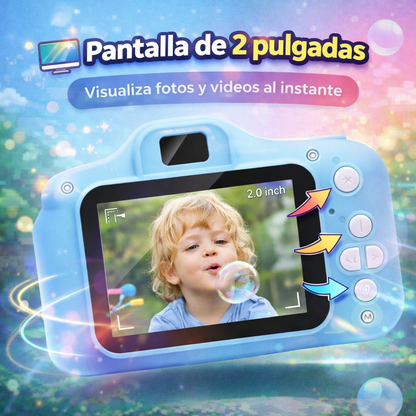 📸 Mini Cámara Digital Infantil 1080P con Juegos | Fotos y Videos | Recargable