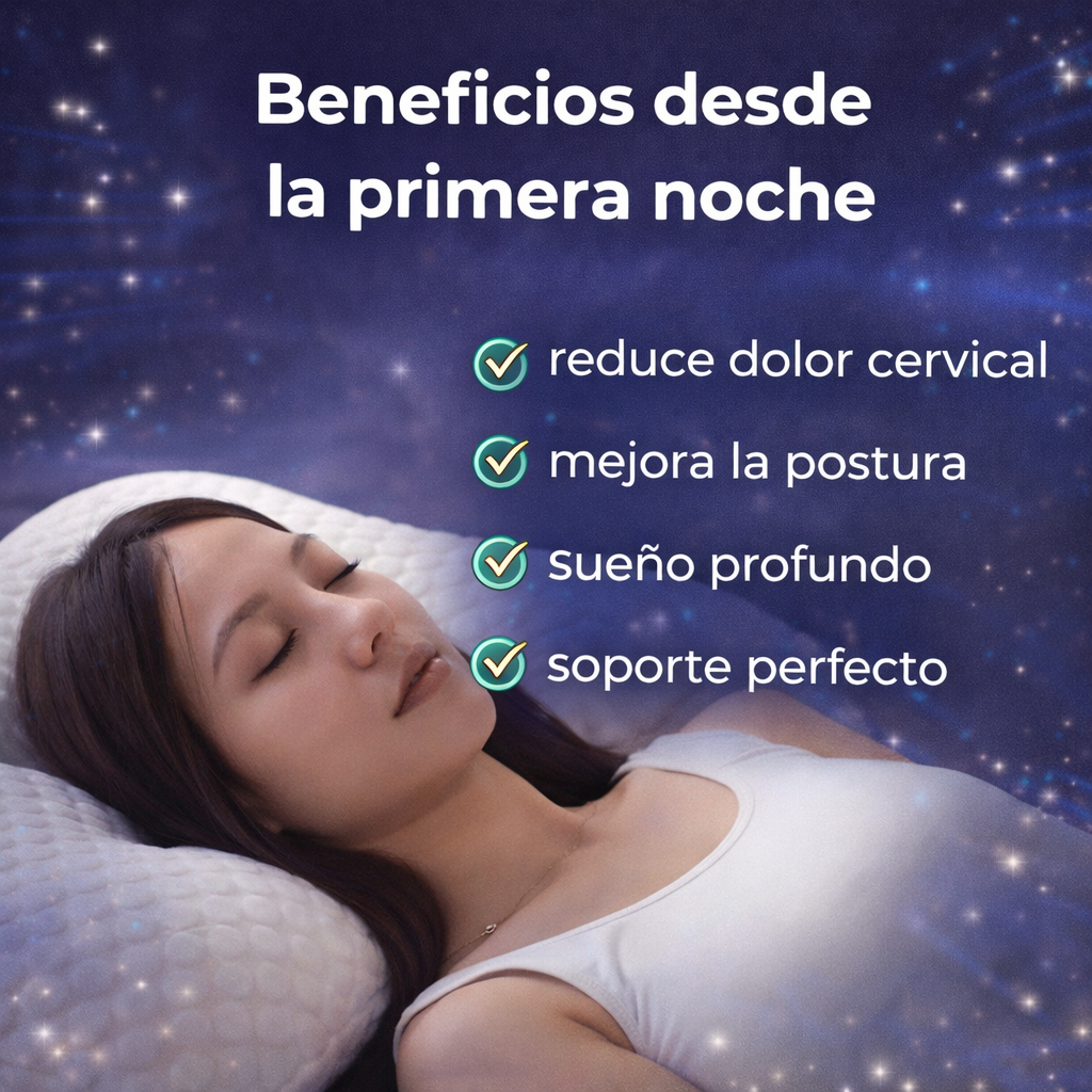 Despierta sin dolor de cuello desde la primera noche
