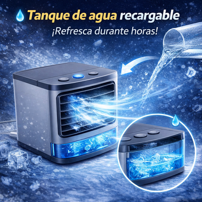 Mini Aire Acondicionado Portátil que Refresca en Segundos