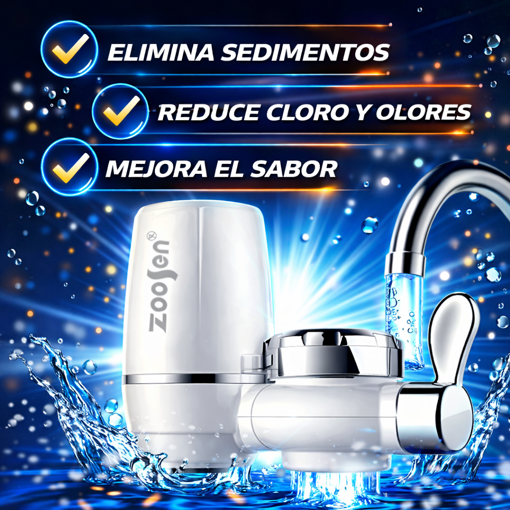 TOMA AGUA LIMPIA DESDE TU GRIFO