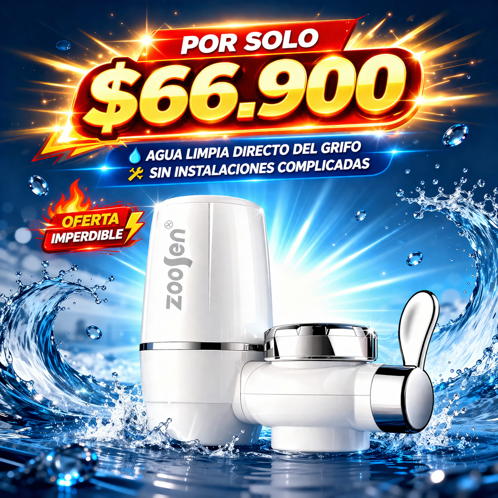 TOMA AGUA LIMPIA DESDE TU GRIFO