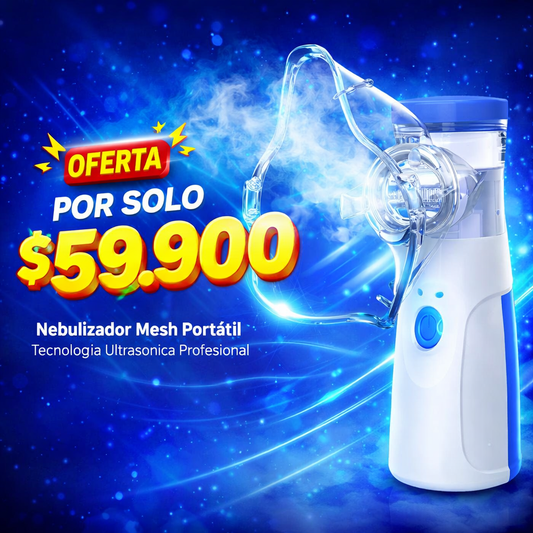 Pulmones Libres en Minutos Con El Nebulizador Portátil Pediátrico Y Adulto